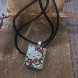 HELLO KITTY-NWOT Scrabble Piece NECKLACE